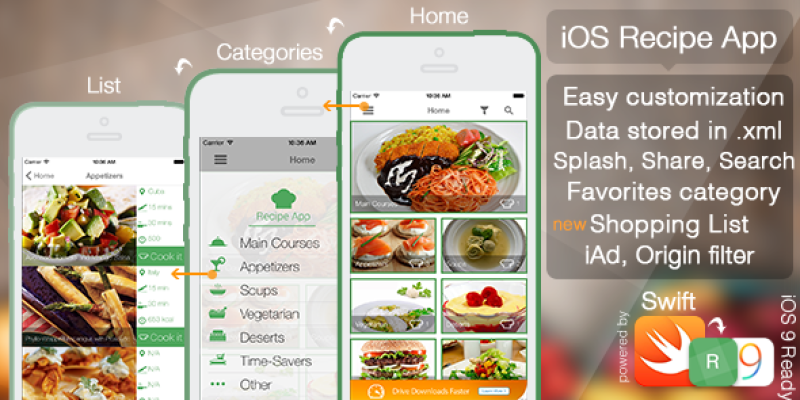 iOS Recipe App