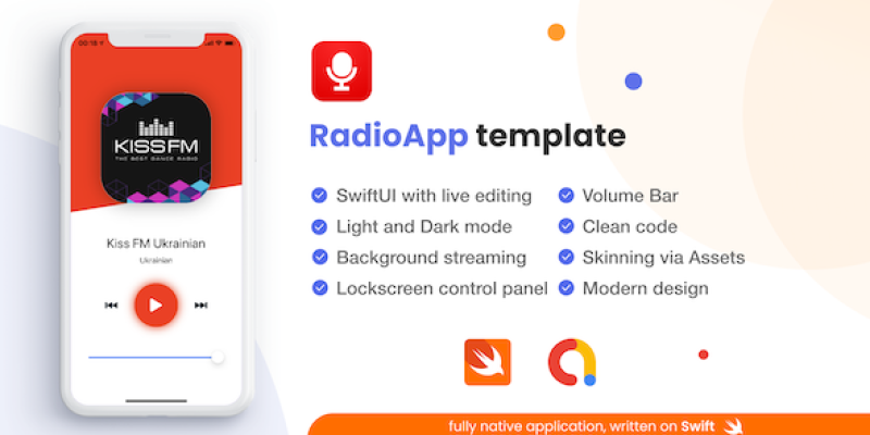 iOS SwiftUI Radio App with Google Sheets as Backend