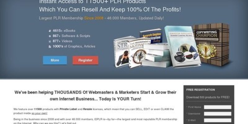 12590+ PLR Products! Join free PLR membership & download latest products with resell, master resale and private label rights!