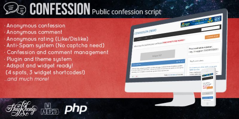 immoral words filtering – Plugin for Confession Script