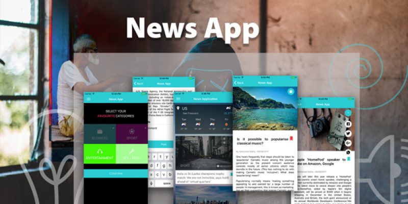 ionic 3 News app with Firebase