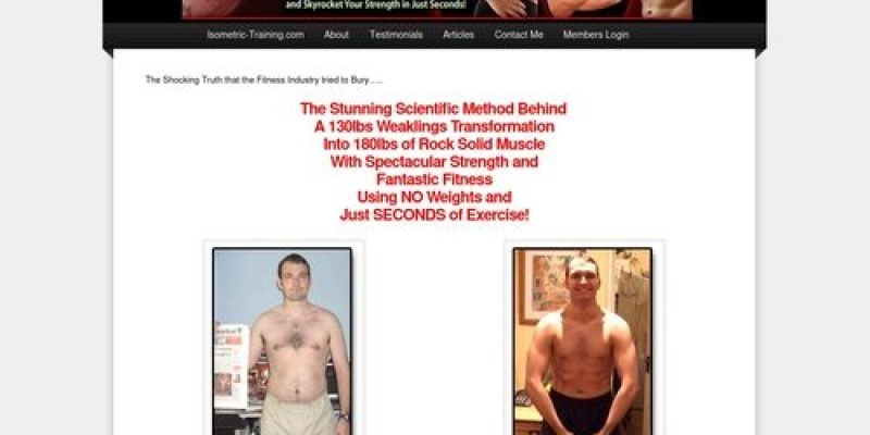 7 Seconds to A Perfect Body – The ULTIMATE Isometric Training Program