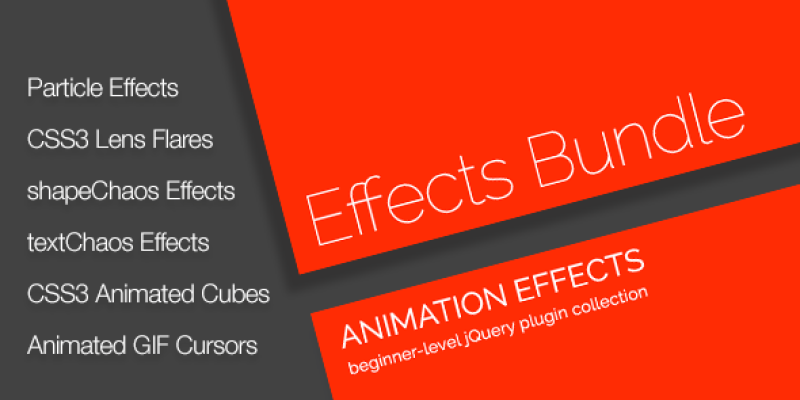 jQuery Animation Effects Bundle