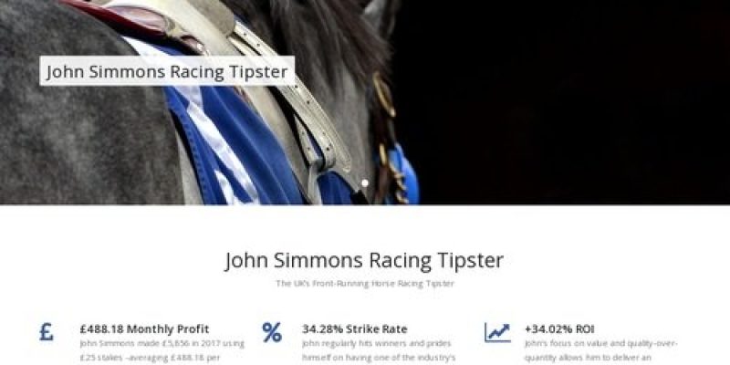 John Simmons Racing Tipster – The UK's Front Running Horse Racing Tipster