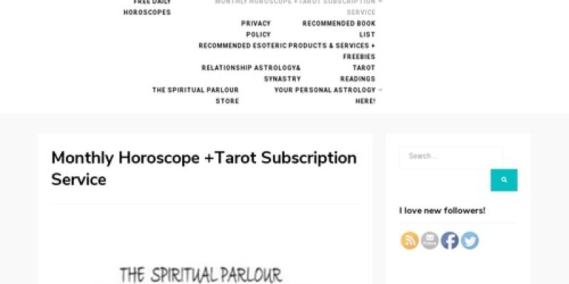 Astrology Horoscope E-books | The Spiritual Parlour