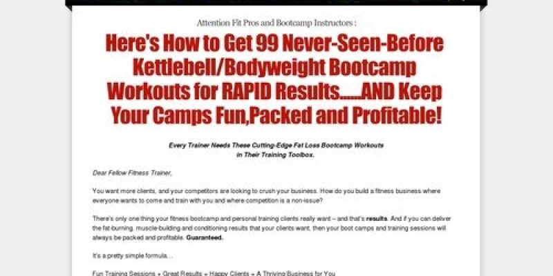 KettlebellBootCampWorkout.com |