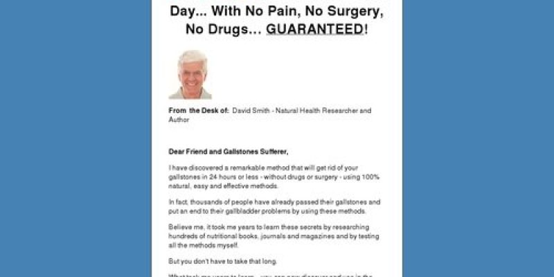 The Gallstone Elimination Report * Make $42.92 With Upsell!