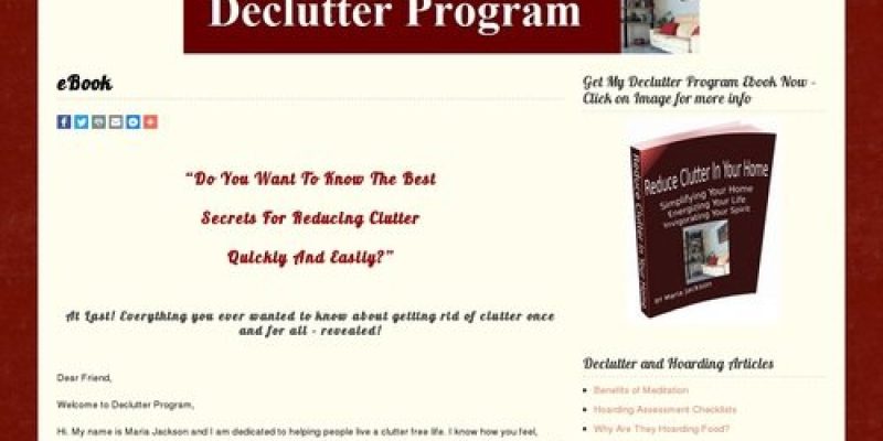 Declutter Program