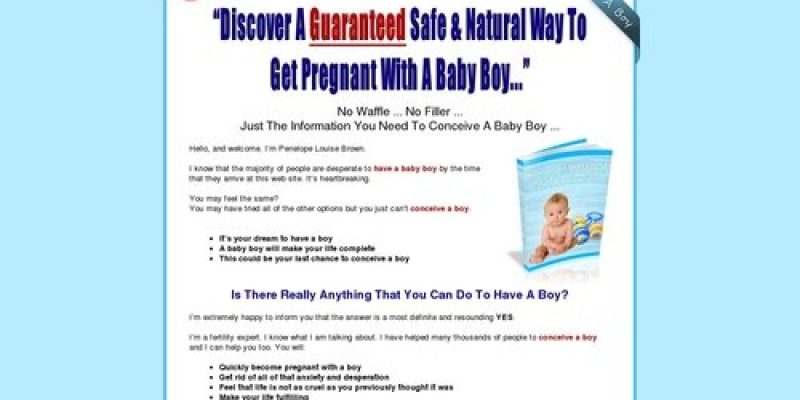 How To Get Pregnant With A Baby Boy