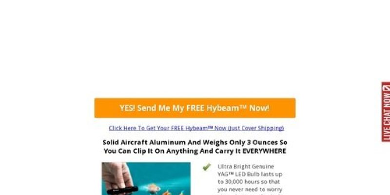 FREE Hybeam™ Micro Flashlight