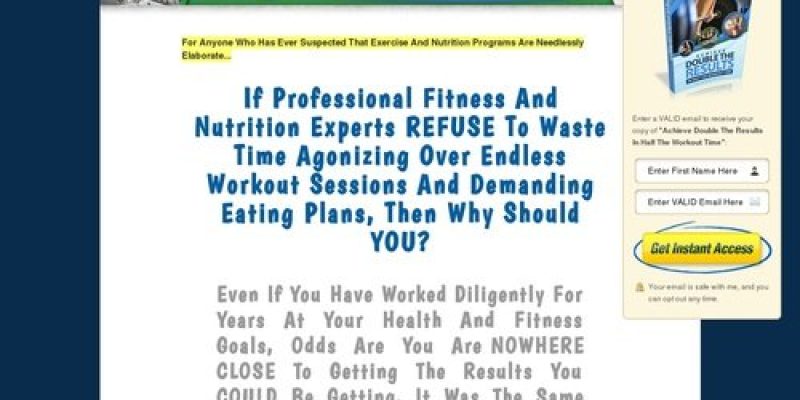 The Minimalist Exercise And Nutrition Program