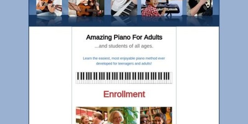 Enrollment – Amazing Piano Lessons For Teens & Adults