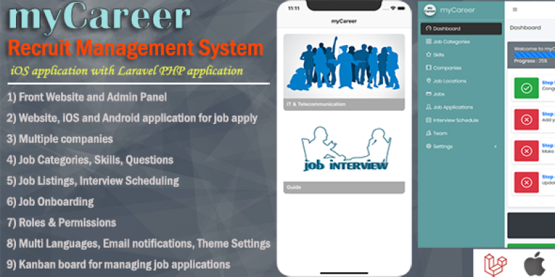 myCareer – Recruit Management System (iOS)