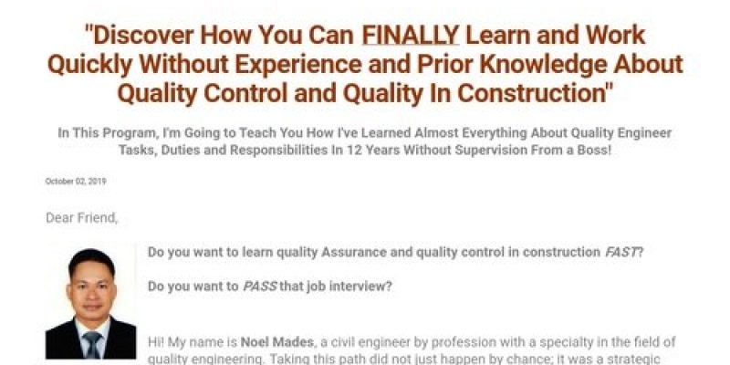 QA/QC Engineers Academy – It is a site that teaches about quality assurance and quality control in construction