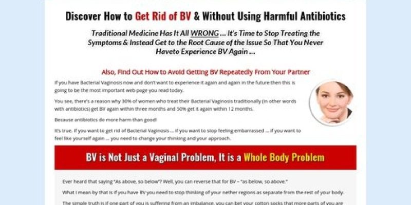 Bye Bye Bacterial Vaginosis