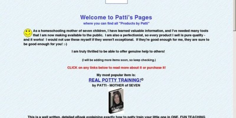 PATTI'S PAGES for Products by Patti