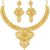 One Gram Gold Stylish Wedding Party Wear Choker Necklace Jewellery Set