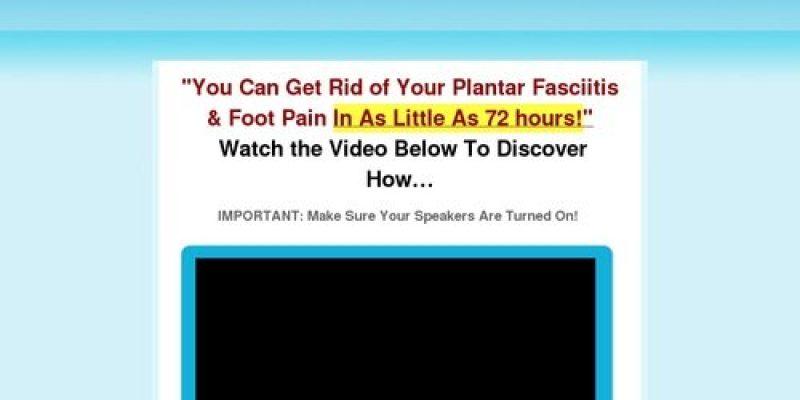 Fast Plantar Fasciitis Cure™