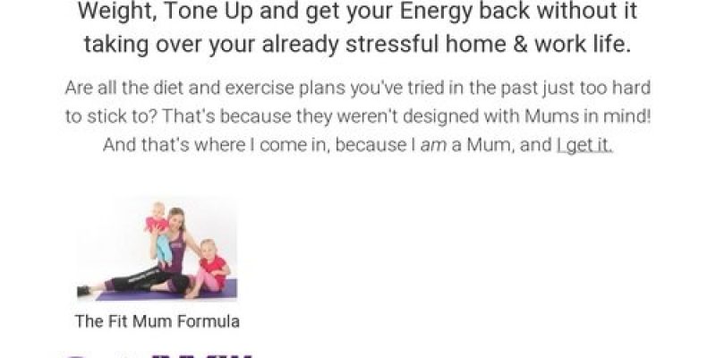 BodyBack Clickbank – THE FIT MUM FORMULA