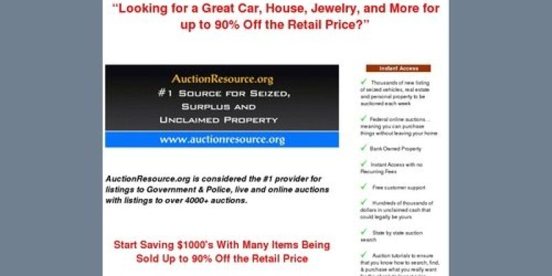 Auction Resource – Auction Resource