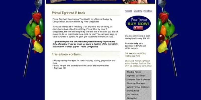 Primal Tightwad: Maximizing Your Health on a  Minimal Budget