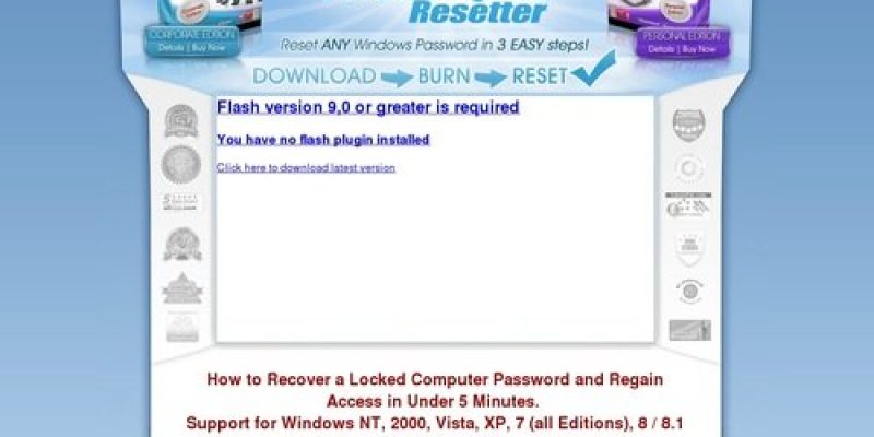 Windows Password Recovery Software For XP, Vista, 7 and 8!  | PasswordResetter.com