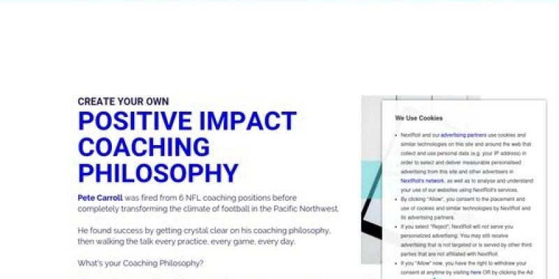 Positive Impact Coaching Philosophy Playbook