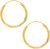 Gold plated Brass simple cut light weight hoop bali earrings for Women Girls Brass Hoop Earring for Women Jewellery Brass Hoop Earring