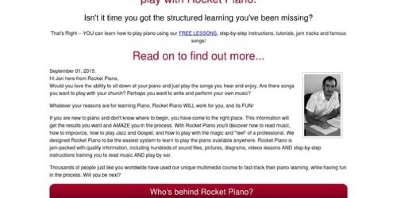 Rocket Piano – Learn Piano Today!
