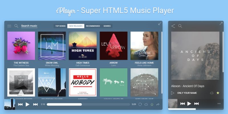 sPlayer – Super HTML5 Music Player