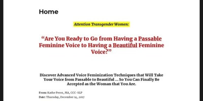Voice Feminization – Just another WordPress site