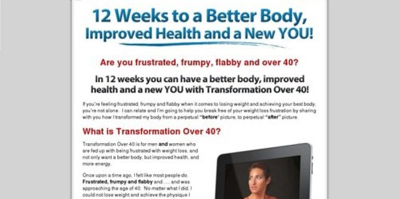 transformationover40.com  Shari Fitness Presents "Transformation Over 40" Fat Loss Over 40