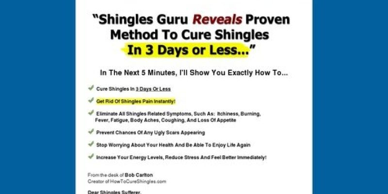 Fast Shingles Cure – The #1 Shingles Treatment Method Available