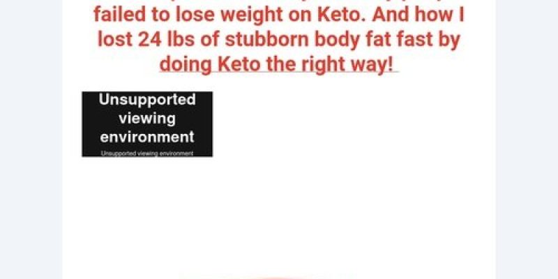 Why keto doesn’t work