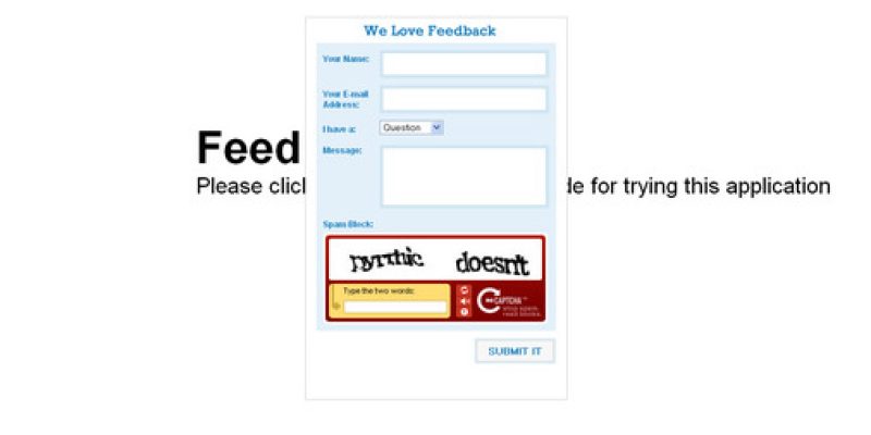 simple PHP Feedback form