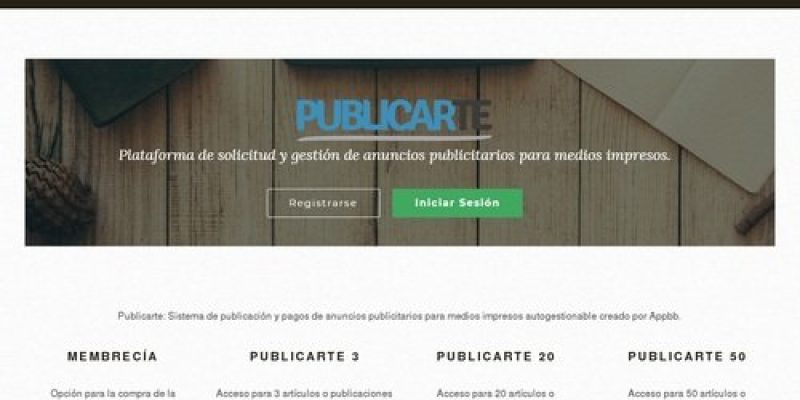 Publicarte Power By Conpaca – Development and design of websites for focusing on content publishing