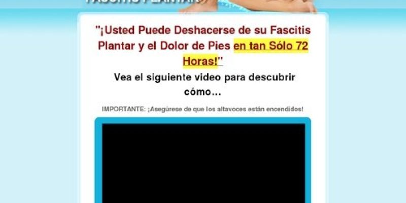 Espanol Spanish Fast Plantar Fasciitis – 100% Com Offer