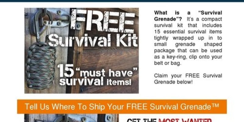 Give Away This Survival Kit And Earn 75% Commissions