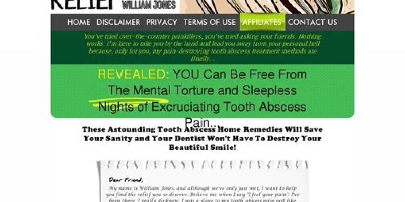 Tooth Abscess Relief – Your Tooth Abscess Reliefer