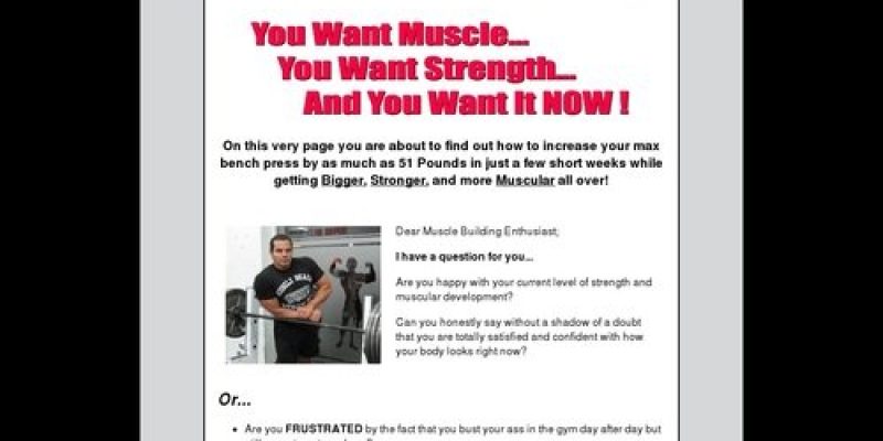 Blast Your Bench Increase Your Bench Press Program
