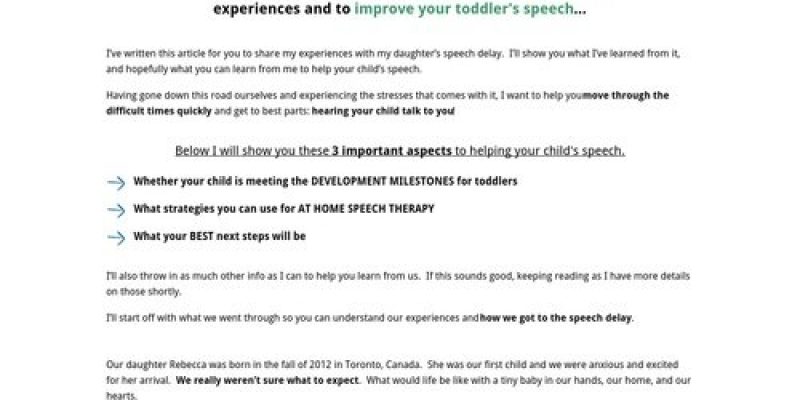Toddler Speech Boost