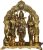 Shree Ram Darbar Murti Decorative Showpiece -9 cm (Aluminium, Gold)