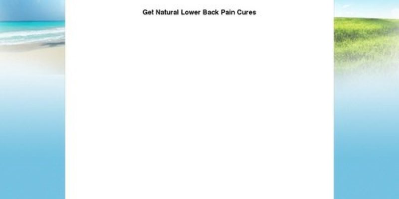 Back Pain Relief For Life |