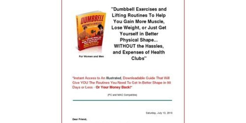 dumbbell routines and exercises